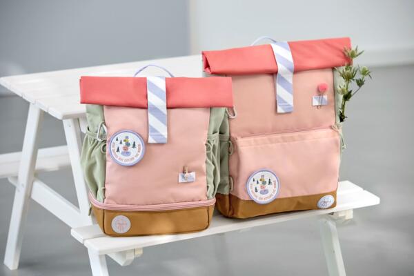 Lässig Kinderrucksack Rolltop - Sunny Explorer, Rosa Pink Medium – Bild 5