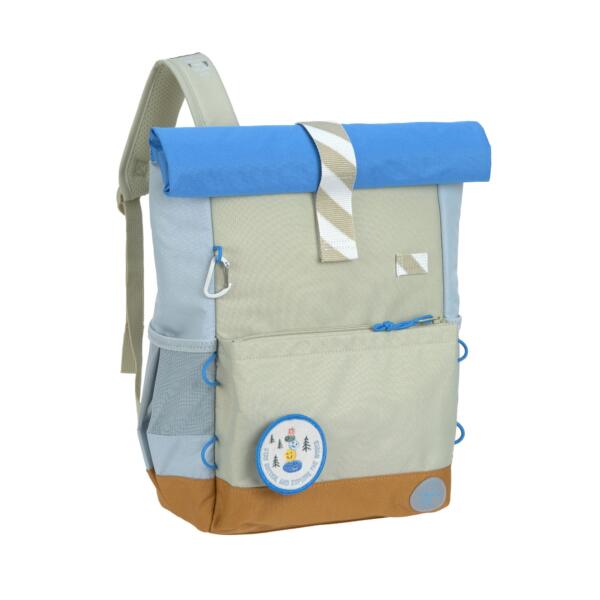 Lässig Kinderrucksack Rolltop - Sunny Explorer, Grün Blau Medium