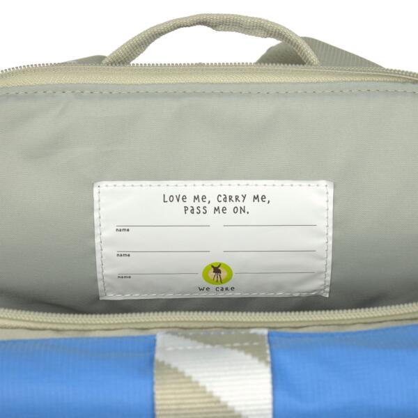 Lässig Kinderrucksack Rolltop - Sunny Explorer, Grün Blau Medium – Bild 3
