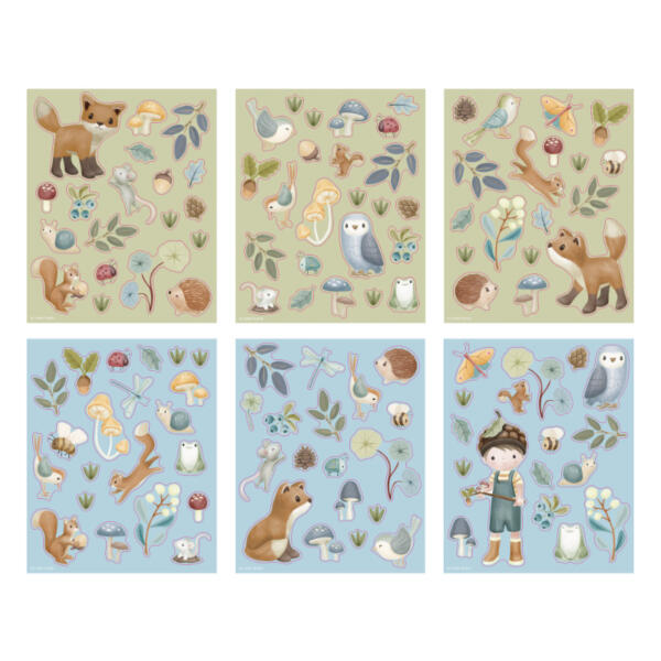Stickerbuch Sticker Story Forest Friends | Little Dutch – Bild 2