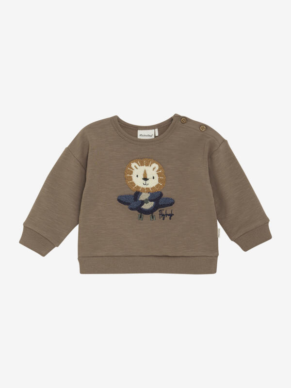 Minymo - Sweatshirt LS 114016 - 9017 - Caribou
