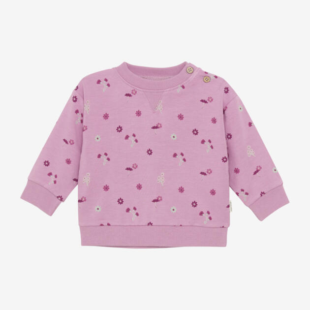 Minymo - Sweatshirt LS AOP Mauve Orchid