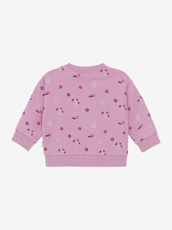 Minymo - Sweatshirt LS AOP Mauve Orchid – Bild 2