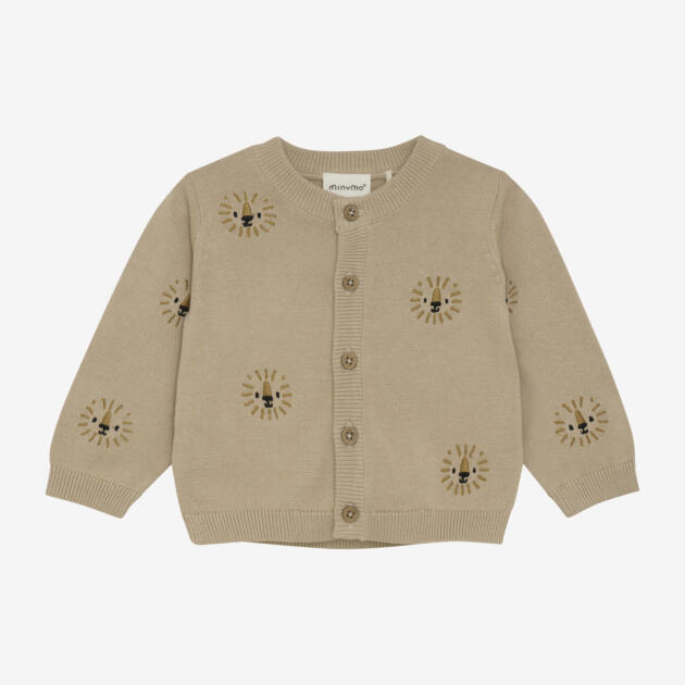 Minymo - Cardigan Knit  - Oxford Tan