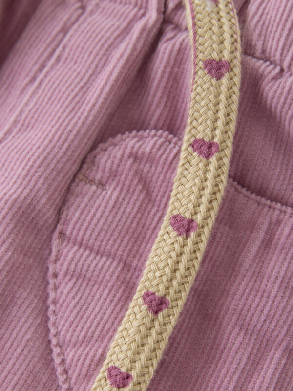 Minymo - Pants Corduroy w. Lining 114040 - 5111 - Mauve Orchid – Bild 3