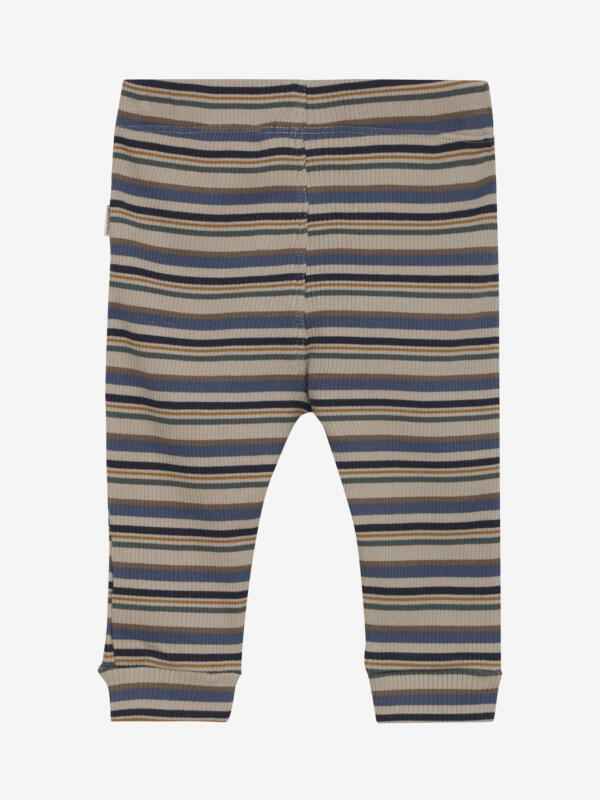 Minymo - Pants Y/D Rib 114043 - 7337 - China Blue – Bild 3