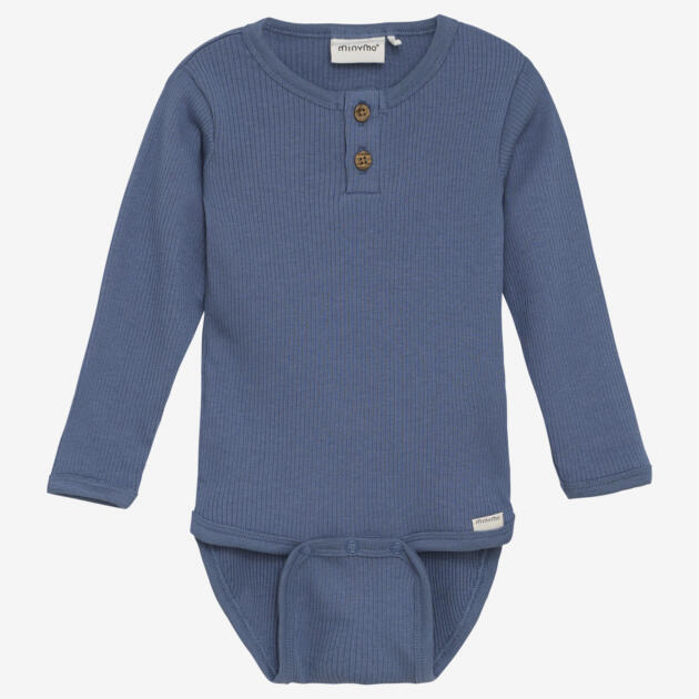 Minymo - Body LS Rib 114052 - 7021 - Parisian Night
