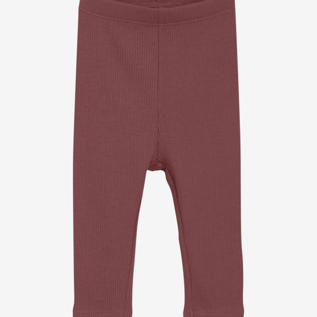 Minymo - Leggings Rib 114092 - 4435 - Withered Rose