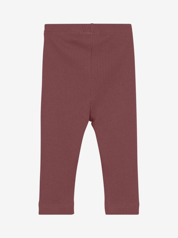 Minymo - Leggings Rib 114092 - 4435 - Withered Rose – Bild 2