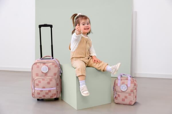 Kinderkoffer - Trolley Pattern Party, Rosa – Bild 2