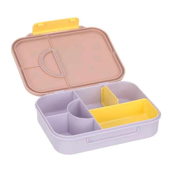 Brotdose Kinder - Bento Lunchbox, Pattern Party Rosa – Bild 2