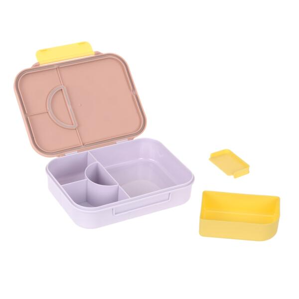 Brotdose Kinder - Bento Lunchbox, Pattern Party Rosa – Bild 4