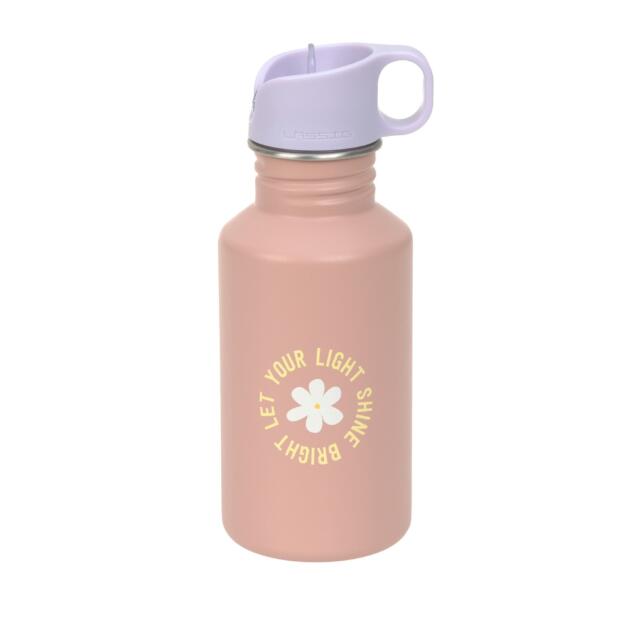 Edelstahl Kinder Trinkflasche 500 ml - Pattern Party, Rosa
