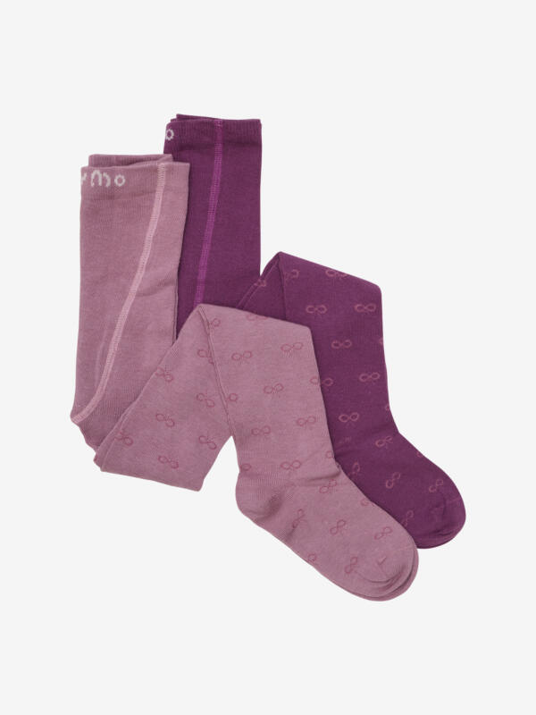 Minymo - 2-Pack Strumpfhose  Mauve Orchid
