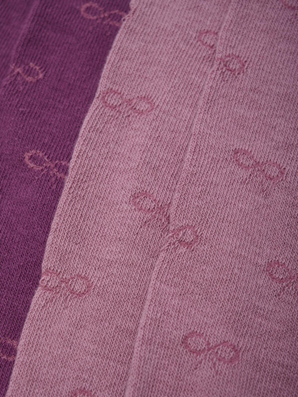 Minymo - 2-Pack Strumpfhose  Mauve Orchid – Bild 4