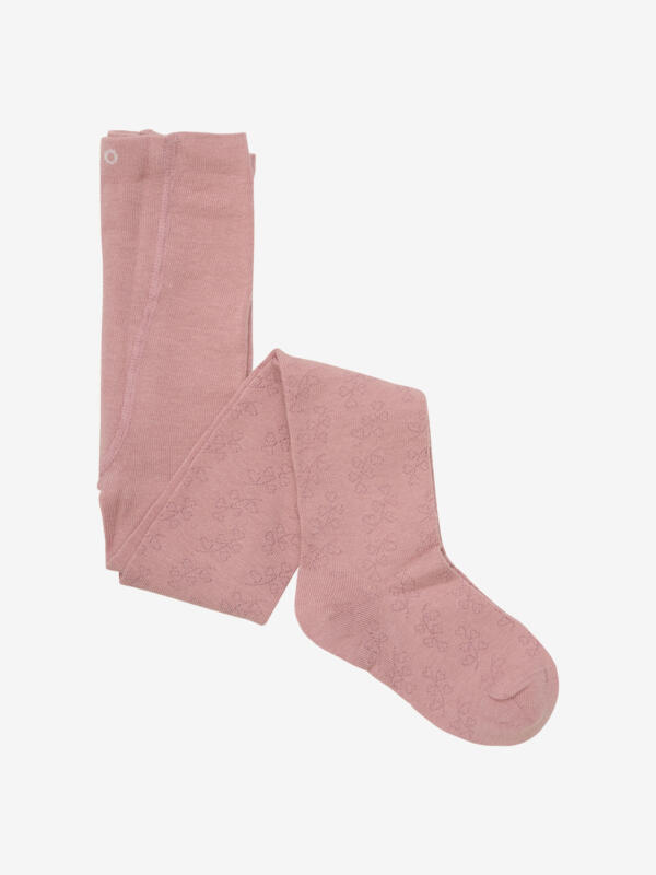 Minymo - 2-Pack Stockings w. Pattern 124061 - 5240 - Misty Rose – Bild 2