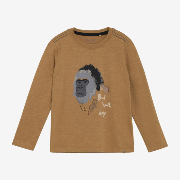 Minymo - T-shirt LS 134032 - 2200 - Brown Sugar