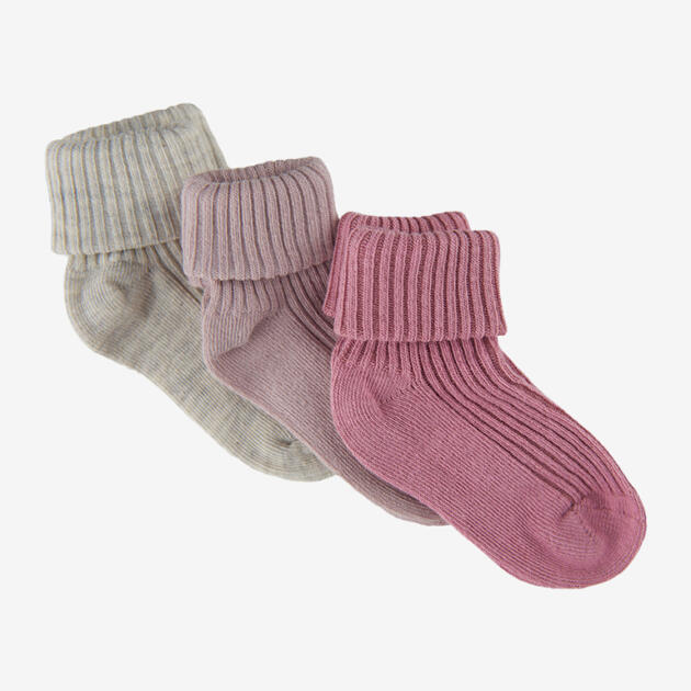 Minymo - Baby sock rib (3 pack)