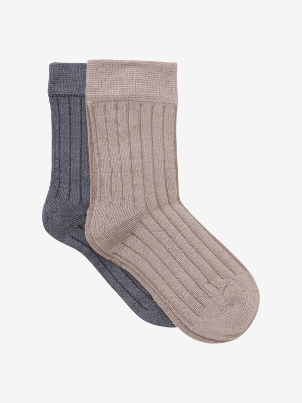 Minymo - Ankle sock - rib (2-pack) 5874 - 2806 - Goat