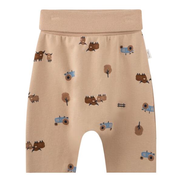 Sanetta Jogginghose Bauernhof beige/bunt – Bild 3
