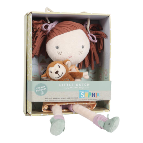 Kuschelpuppe Sophia 35 cm | Little Dutch – Bild 2