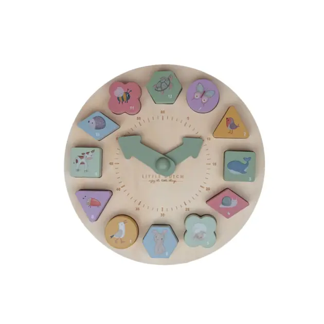 Puzzle Uhr FSC | Little Dutch Pastell