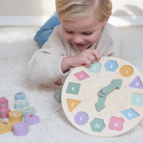 Puzzle Uhr FSC | Little Dutch Pastell – Bild 4