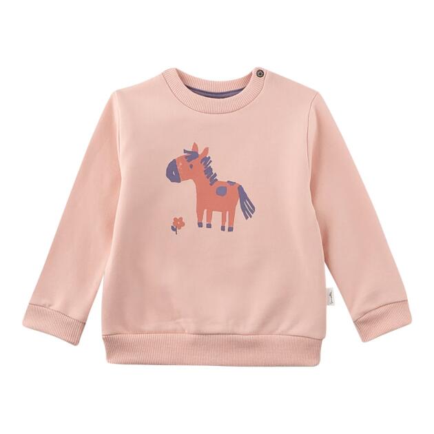 Sanetta Sweater langarm Pferd rosa