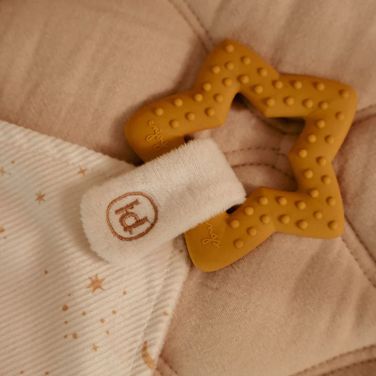 Little Dutch Schmusetuch mit Beißring - Newborn Naturals – Bild 6