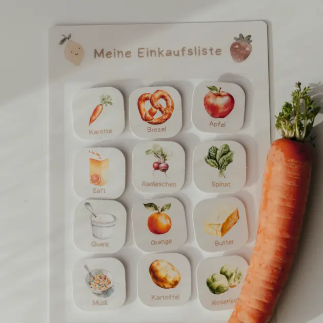 Inliebekind Einkaufsliste