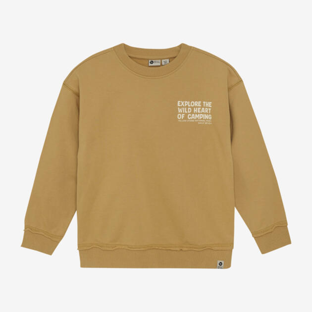Daily Seven - Oversized Sweater Backprint 920235 - 3011 - Light Chestnut