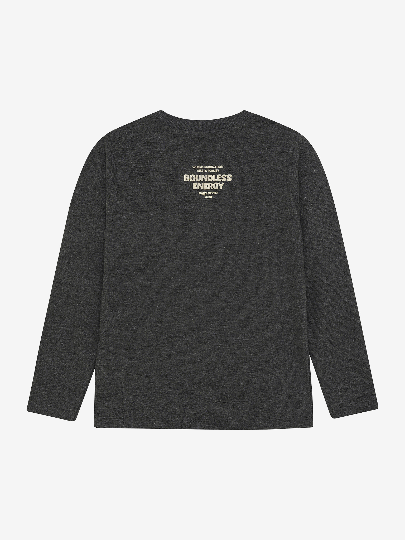 Daily Seven - T-shirt Longsleeve Pocket 920255 - 1320 - Dark Grey Melange – Bild 2