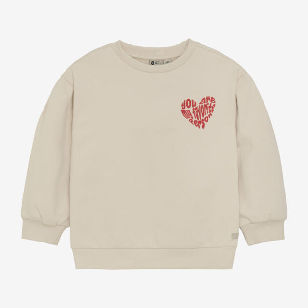 Daily Seven - Sweater Brushed Backprint 930286 - 2020 - Sandshell