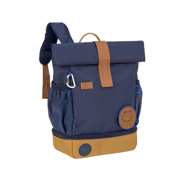 Lässig KINDERGARTENRUCKSACK ROLLTOP - LITTLE GANG, DUNKELBLAU