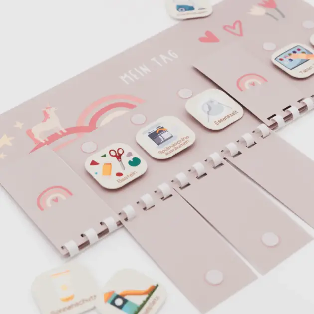 Inliebekind Tagesroutine inkl. Symbolkärtchen Einhorn