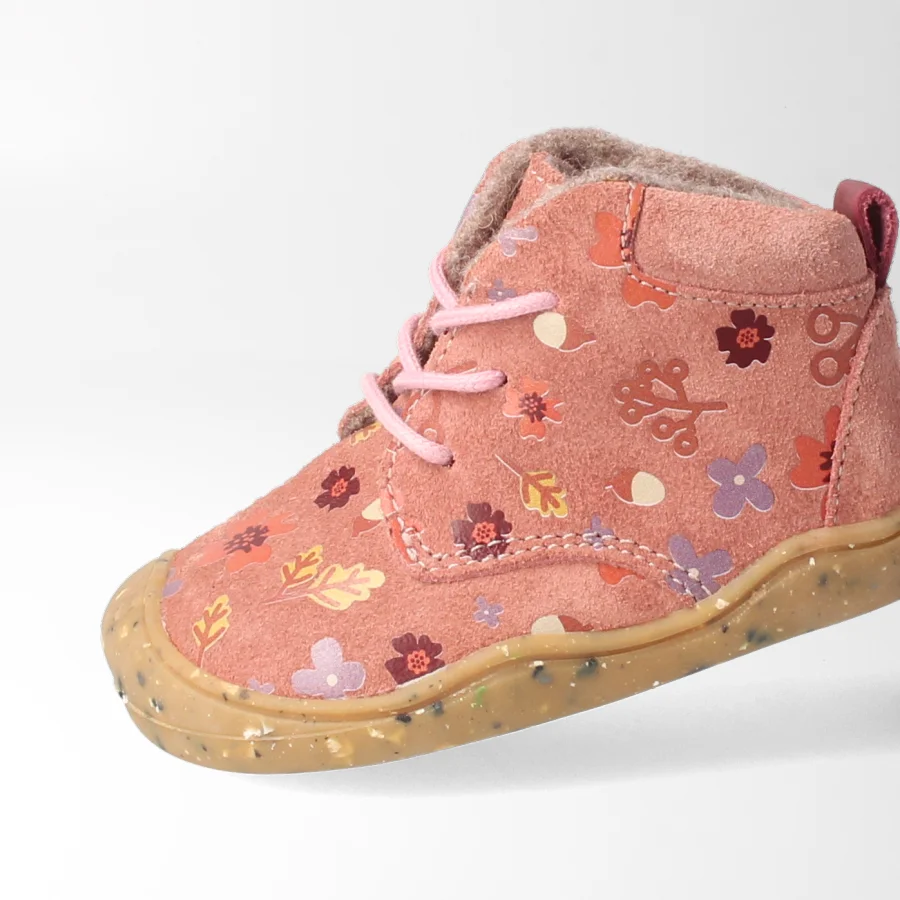 bLIFESTYLE Barfuß-Halbschuh pangolinSTYLE baby winteraltrosa