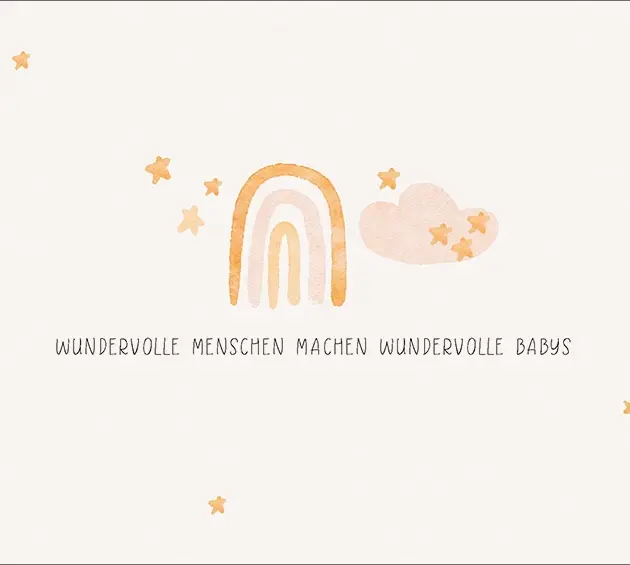 Grußkarte Wundervolle Menschen machen wundervolle Babys