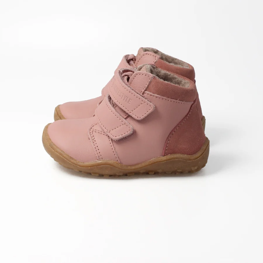 bLIFESTYLE Barfuß-Stiefel biberSTYLE TEX altrosa
