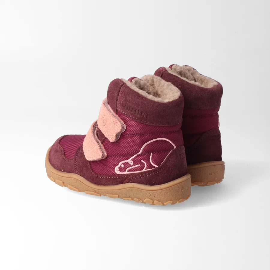 bLIFESTYLE Barfuß-Winterstiefel eisbärSTYLE TEX pflaume – Bild 4