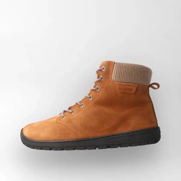 bLIFESTYLE Barfuß-Halbstiefel mooswaldSTYLE haselnuss Damen