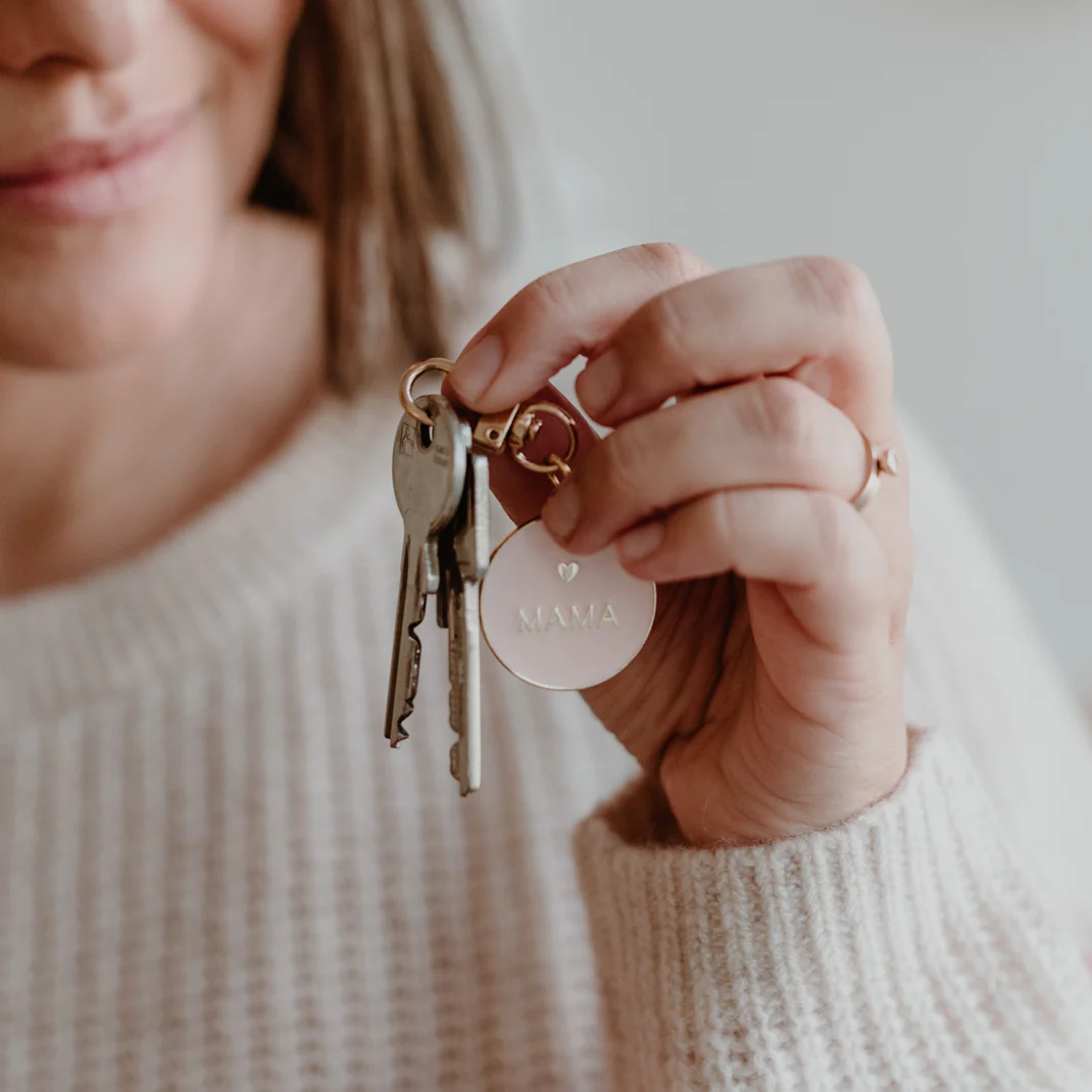 Eulenschnitt Schlüsselanhänger Mama – Bild 3