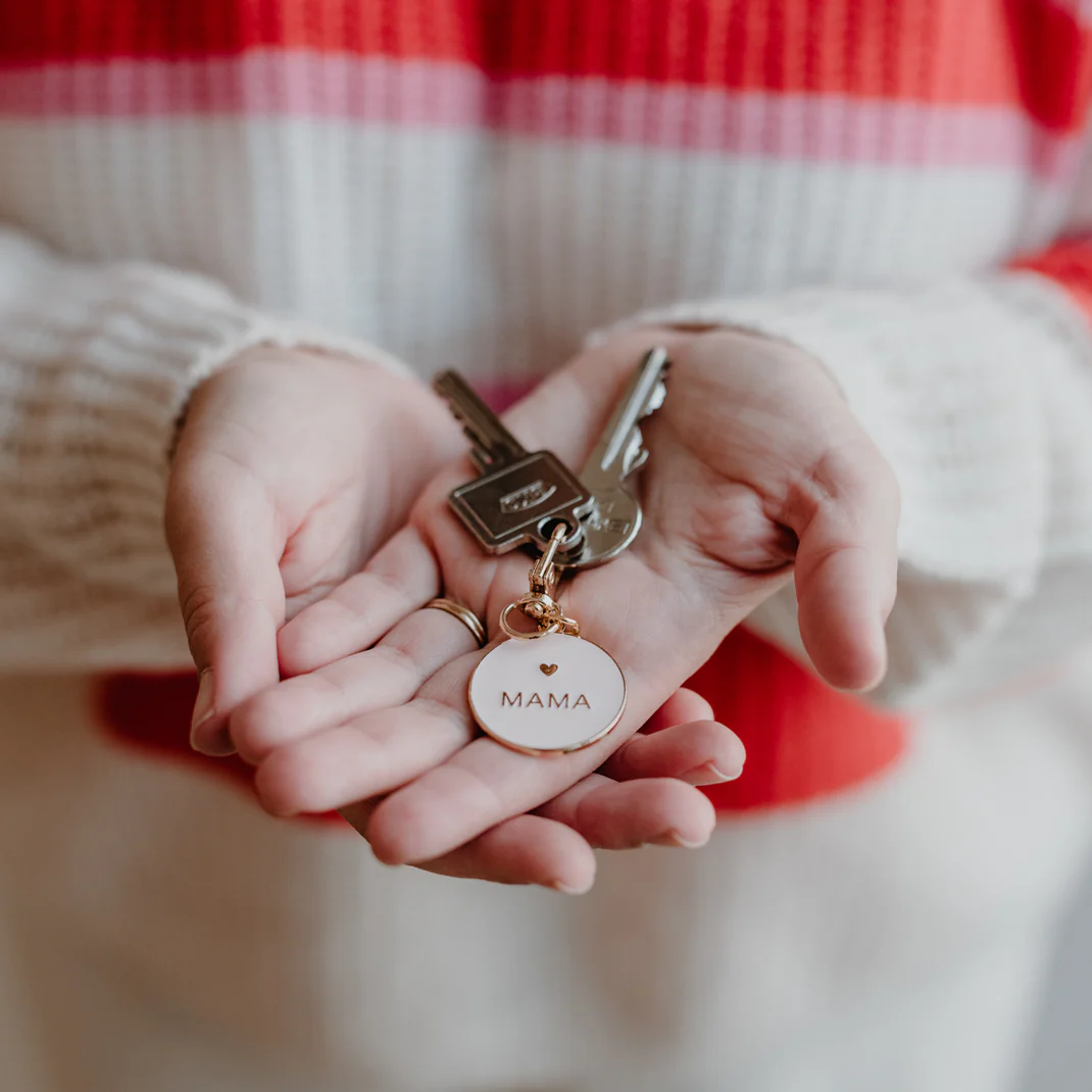 Eulenschnitt Schlüsselanhänger Mama – Bild 2