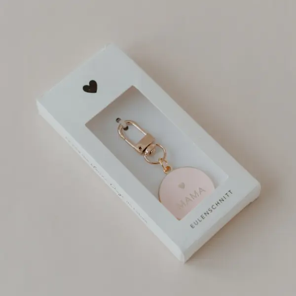 Eulenschnitt Schlüsselanhänger Mama