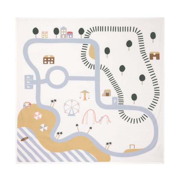 LÄSSIG SPIELTUCH - BIO BAUMWOLLE, HAPPY FRUITS