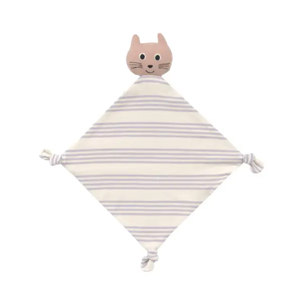 Lässig SCHMUSETUCH BIO BAUMWOLLE - TINY TEAM, KATZE