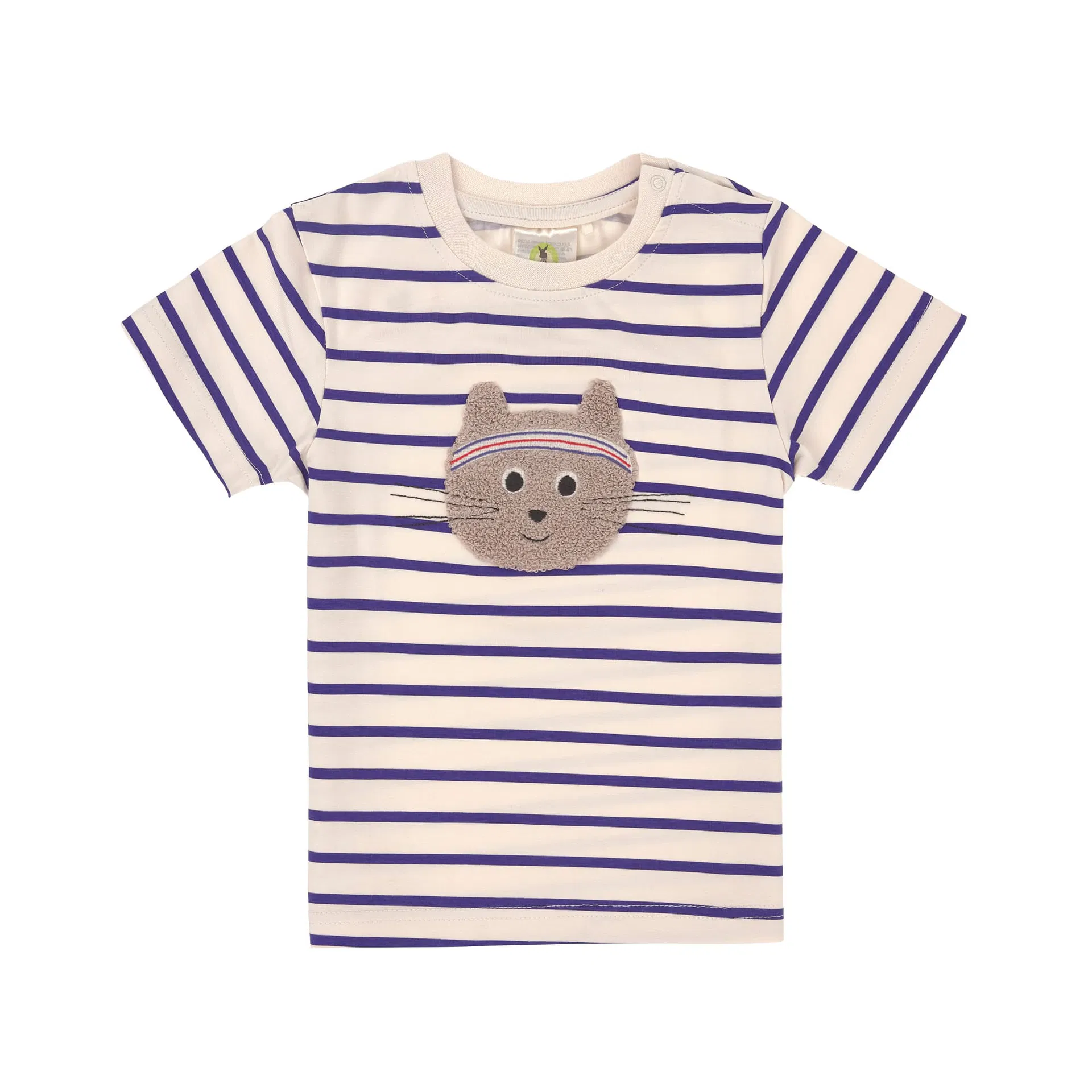 Lässig KINDER T-SHIRT - BIO BAUMWOLLE, KATZE GESTREIFT