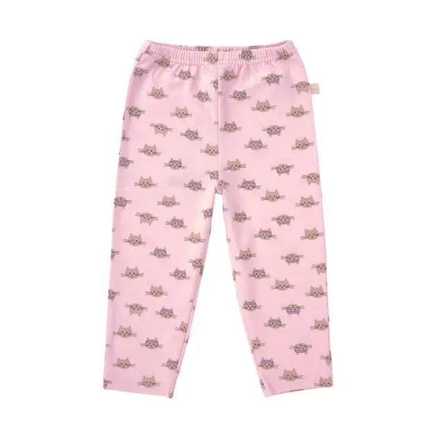 Lässig LEGGINGS KINDER - BIO BAUMWOLLE, KATZE ROSA