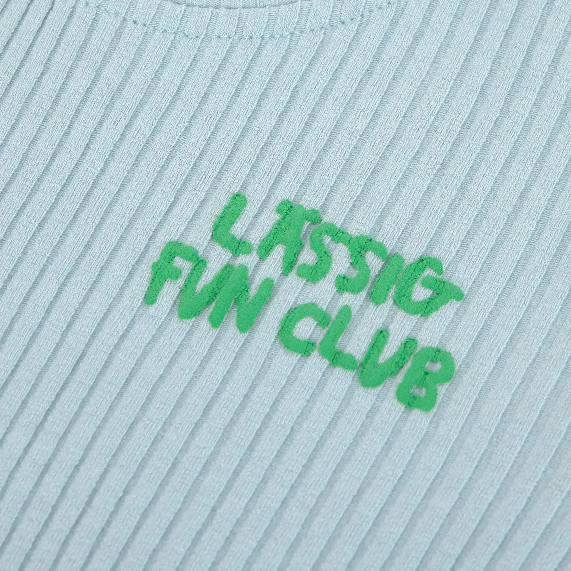 Lässig KINDER LANGARM SHIRT GERIPPT, HELLBLAU – Bild 3