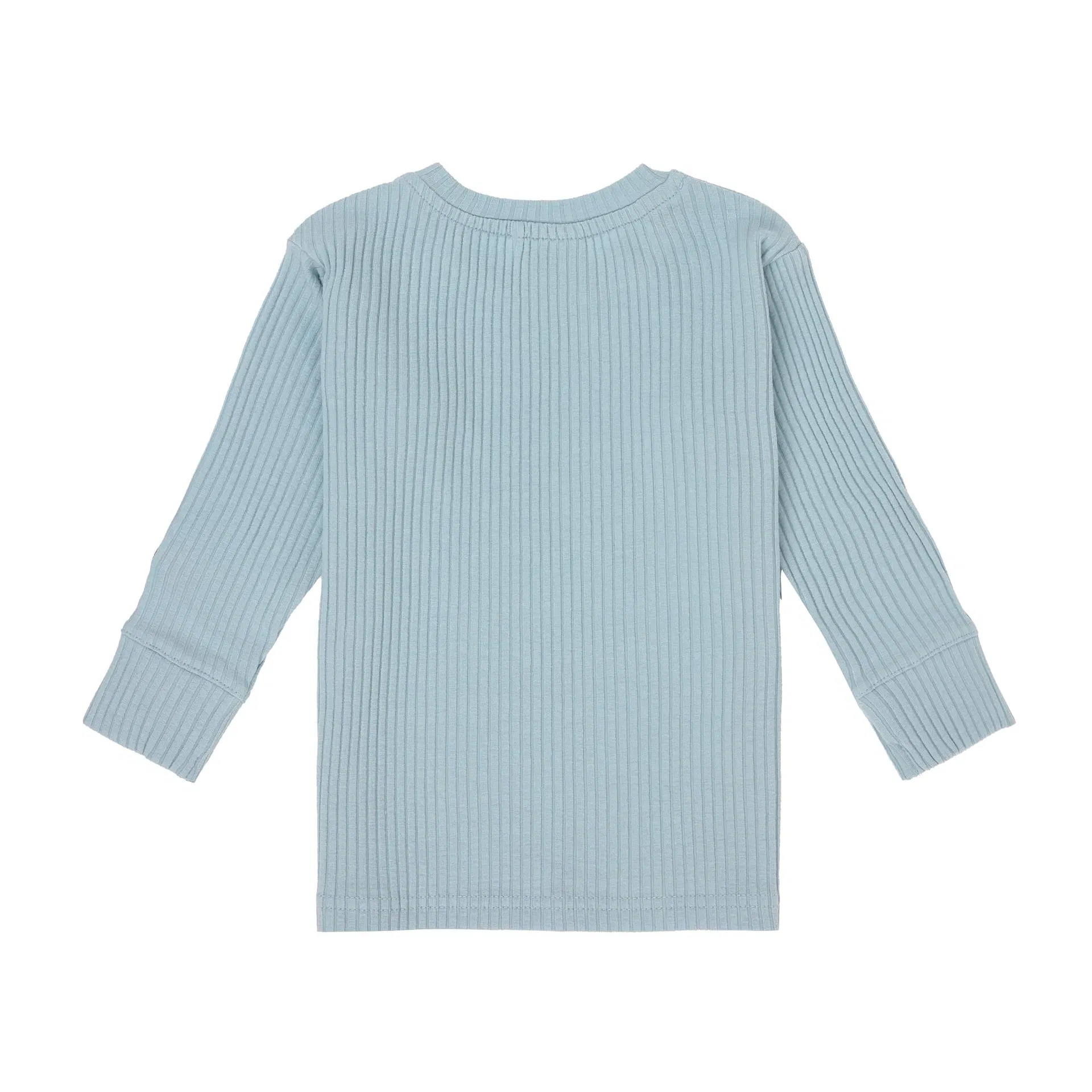 Lässig KINDER LANGARM SHIRT GERIPPT, HELLBLAU – Bild 4