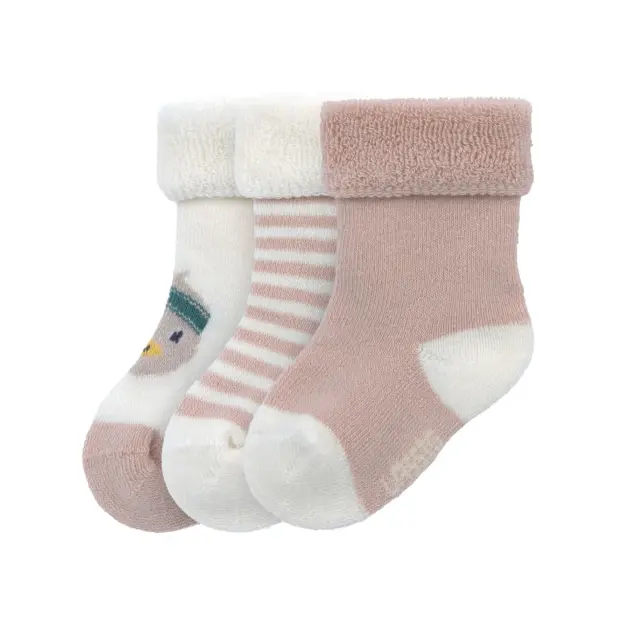 Lässig BABY SOCKEN FROTTEE 3ER SET - BIO BAUMWOLLE, ENTE
